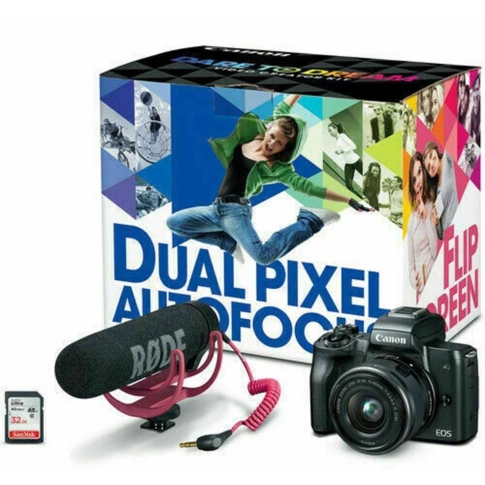 Canon EOS M50 content creator kit